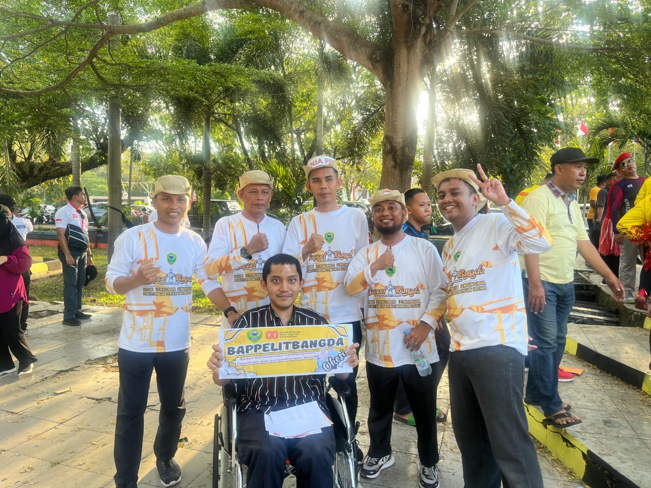 Bappelitbangda Meriahkan Lomba Senam Kreasi